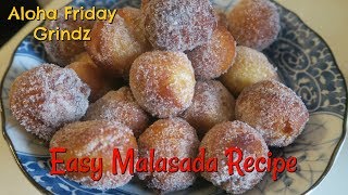 Easy Malasada Inspired Recipe Not Authentic Aloha Friday Grindz [upl. by Enileuqcaj]