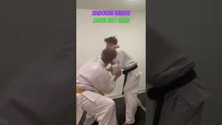 Green Belt Exam Full Contact Karate shidokan karate japanesemartialarts kyokushin mma fight [upl. by Nedah]