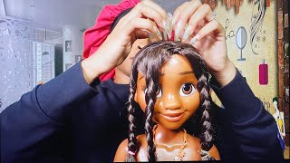 ASMR Ghetto Hair Salon Roleplay  Braiding [upl. by Menell4]