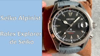 Seiko Alpinist SPB117J  SBDC087  la Rolex Explorer de Seiko [upl. by Gilliam699]