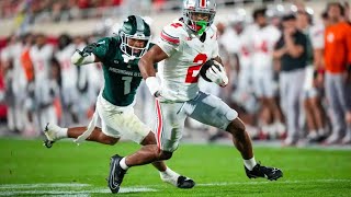 Emeka Egbuka highlights vs Michigan State  CFB 2024 [upl. by Wagoner93]