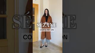 SEZANE Coats TryOn sezane sezanehaul [upl. by Amble]