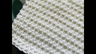 Crochet DENSE Stitch  Stitch for Blanket [upl. by Dazhehs85]