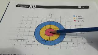 Q 2829 et 30 du CE1D mathématique 2023 Repères abscisse ordonnée [upl. by Enelrad]