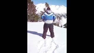 Andorra ski 2005 Evan having a pee off piste [upl. by Joan653]