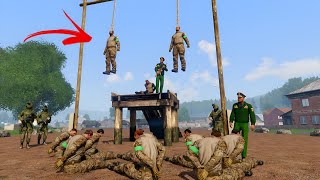 🔴 Almost too late Russian generals hanging of Ukrainian troops foiled by sniper  ARMA 3 [upl. by Ettenwad276]