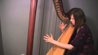 Hindemith Sonata for harp I Massig schnell [upl. by Charita614]