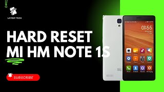 Hard Reset MI HM Note 1S  Hard Reset Xiaomi Redmi [upl. by Fablan]