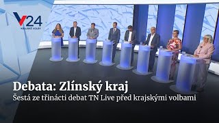 Předvolební debata Zlínský kraj  Krajské volby 2024 [upl. by Bibeau]