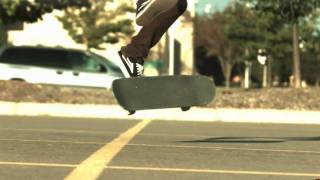 Skateology fakie bigger flip 1000 fps slow motion [upl. by Lauter]