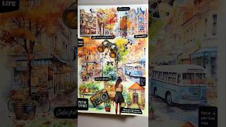 City theme scrapbooking journaling [upl. by Nawud119]