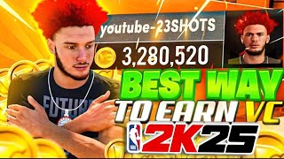 HOW TO GET VC FAST IN NBA 2K25 THE BEST amp FASTEST METHODS [upl. by Nosiddam222]