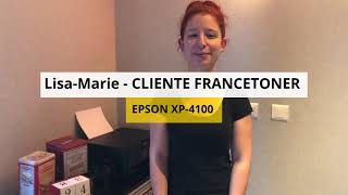 Remplacer cartouche EPSON XP 4100  Tutoriel Client [upl. by Leeke895]