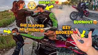 She Slapped my Friend😨 BreakUp💔 Old Ktm Rc390 Modification😍 Start Kawa h2r [upl. by Yartnoed]