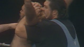 Vince McMahon calls the action as Haystacks Calhoun dominates All Star Wrestling May 13 1978 [upl. by Eramal]