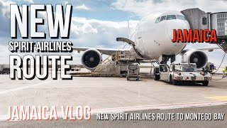 New Spirit Airlines Route to Montego Bay Jamaica [upl. by Asiuqram49]