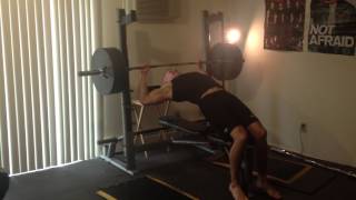 Cory Sly 405 Max Bench Press 200 lbs over bodyweight [upl. by Ingaberg]