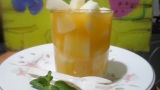 Fresh And Healthy Orange Melon Drink Weight Loss Recipe [upl. by Dorise]