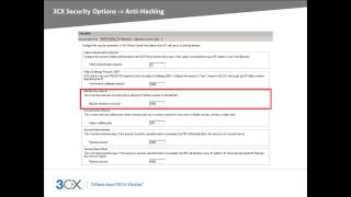 3CX Online Advanced Training Security with 3CX Phone System [upl. by Rolfe]