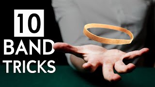 10 SIMPLE Rubber Band Magic Tricks Anyone Can Do  Revealed [upl. by Refinne]