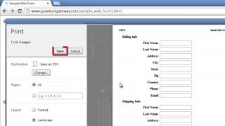 How to Convert Webform to PDF [upl. by Dnalro441]