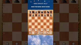 Queens Pawn Opening Zukertort Variation chessroyaltybilly chessgame shorts [upl. by Solorac]