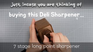 Deli Sharpener Review  Make sure you see this before you buy [upl. by Yelyab709]