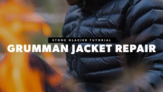 Grumman Down Jacket Repair [upl. by Gildea]