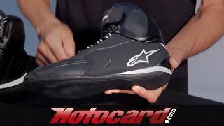 Alpinestars Faster análisis de las zapatillas en Motocardcom [upl. by Yenohtna504]