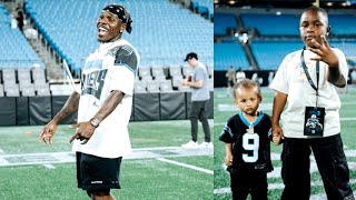 DaBaby Running Carolina Panthers Routes amp Talks Mental Health [upl. by Norrad]