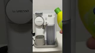 Delonghi Kaffeemaschine Nespresso Gran Lattissima bakımı  DescalingEntkalken delonghi descaling [upl. by Gnni]