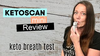 KETOSCAN Mini Breath Ketone Meter Review How to Use [upl. by Mccallum]