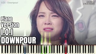 Piano Ver IOI  Downpour ● Emotional Song Ever [upl. by Violet878]