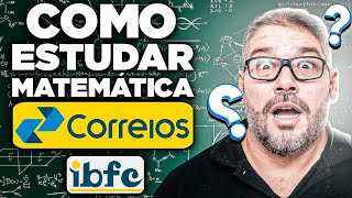 Como Estudar Matemática para o Concurso dos Correios [upl. by Aritak]