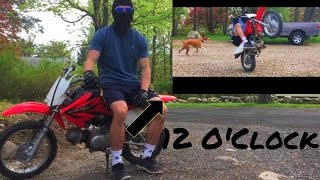 How To Wheelie A Dirt Bike Without A Clutch [upl. by Eerahc923]