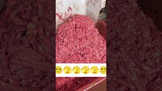 MEAT GRINDER MACHINE meatlovers meatcuttingskills meat shortfeed [upl. by Assyle]