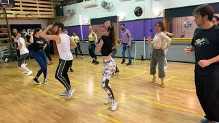 Carita De Inocente  Prince Royce  BACHATA FOOTWORK TRAINING cumbaye [upl. by Gnus710]