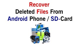 How To Recover Deleted Files  iSkysoft Toolbox for Android [upl. by Mercer]