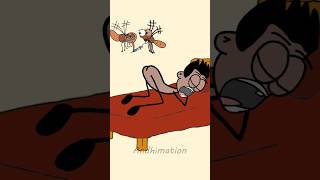 revenge of the midnight mosquitoes 🤣😂 best animation memes shorts 4k [upl. by Eyk]