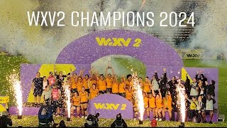 CROWNING Moment Wallaroos Crowned WXV2 for 2024 [upl. by Ahsekar]