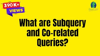 What are Subquery and Corelated Queries in SQL Server   SQL Server Interview Questions amp Answers [upl. by Iralav]