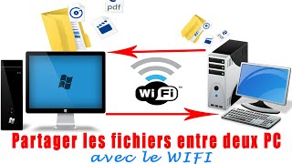 Comment mettre deux Pc en Réseau et Partager les fichiers via le WiFi [upl. by Zednanref]