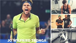 Jo Wilfried Tsonga Workout And hard Practice 2018 [upl. by Aneehta]