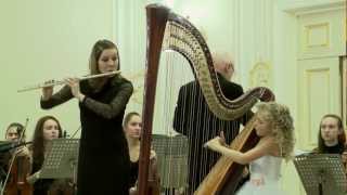 WA Mozart  Concerto for Flute and Harp KV 299 2nd movement [upl. by Hymen]