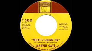 1971 HITS ARCHIVE What’s Going On  Marvin Gaye a 1 recordmono 45 [upl. by Airotcivairam735]