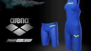 Arena Powerskin REvolution BlueYellow Mens Jammers  Available at ProSwimwear [upl. by Ataga]