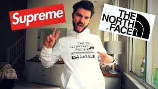 Supreme X North Face Hoodie [upl. by Atirabrab607]