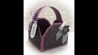 Tonic Studios Craft Kit  Serendipitous Purse Box [upl. by Karlow]