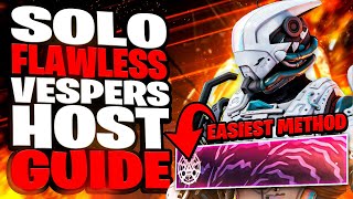 How ANYONE Can SOLO FLAWLESS Vespers Host Complete Titan Guide [upl. by Browning]