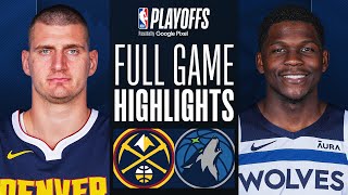 2 NUGGETS at 3 TIMBERWOLVES  FULL GAME 6 HIGHLIGHTS  May 16 2024 [upl. by Naitsabas591]